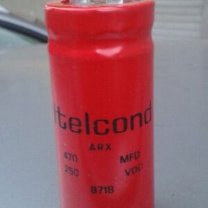 Condensatore elettrolitico 470μF 450V - Bassa impedenza 85°C - 35 × 50 mm ACC471M450NC1