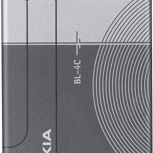 BL-4C Batteria di Ricambio per Nokia, 820 mAh, Nero (pack da 2 pz)