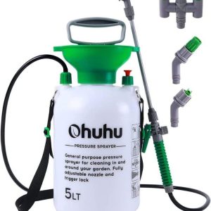 Spruzzatore pompa, Ohuhu 1.3 Gallone / 5L Spruzzatore multiuso per prato e giard