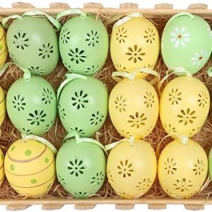 18 Pezzi Uova di Pasqua 6cm (PACK DA 5 CONFEZIONI)