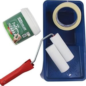 CRINSTON Vernice per lavagna multi-superficie + kit di applicazione VERDE