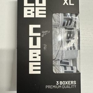 CUBE Wear - Boxer da uomo, confezione da 3 pezzi, in cotone, taglia XL