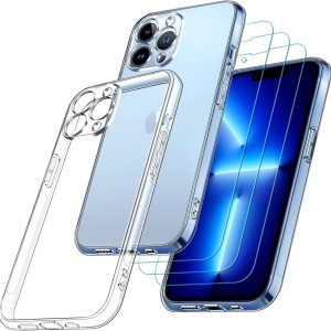 Custodia Cover Compatibile con iPhone 13 PRO 6.1 Pollici, (PACK DA 2 PZ) ,iVoler