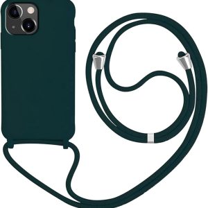 Custodia compatibile con iPhone 13 Mini, con cordino regolabile, MEIVS -