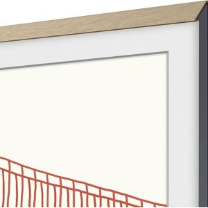 Samsung The Frame Frame Frame 85'' (VG-SCFA85TKBXC) in Modern Teak