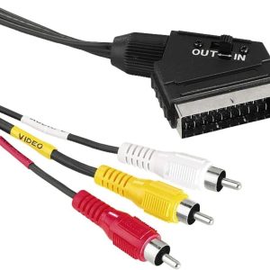 goobay kit di collegamento video per uscite audio con impianto hi-fi