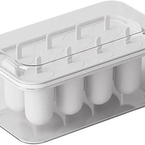 Vaschetta for cubetti di ghiaccio, con coperchio e contenitore (PACK DA 2 PZ)
