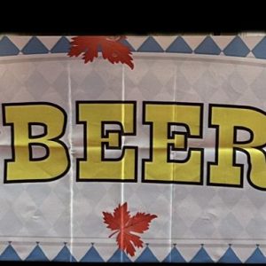striscione ocktoberfest, 180x40, provvisto di 4 fori per una facile usura, e un filo, festivo, entusiasmante, ottimo per festeggiare