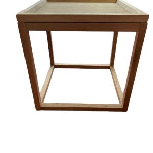MOBILETTO/ TAVOLINO IN LEGNO FATTO A MANO 40X40X40 CM