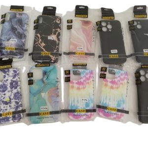 LOTTO COVER IPHONE DI 10 PEZZI MODELLI 15, 15 PRO, 12 MINI, 15 PRO MAX, 11, 12 PRO MAX, 11 PRO E XS MAX (LOTTO N. 3)