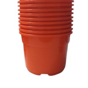 VASI DI PLASTICA  ARANCIONI L 1.3 , SET DA 10 PZ.