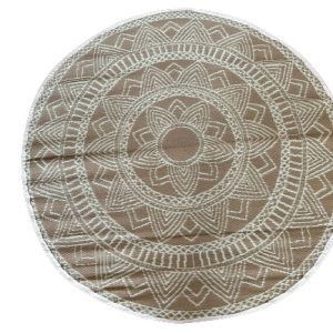 Tappeto per esterno(D150 cm) beige