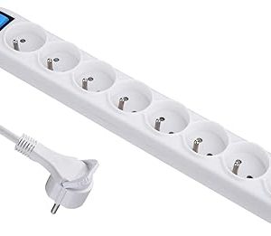 Ciabatta multipresa a 8 prese con interruttore (pack da 3 pz)