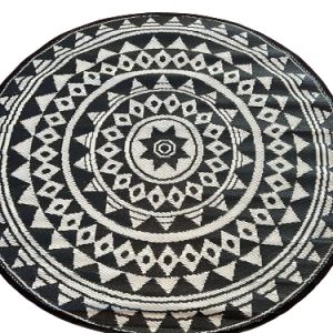 Tappeto per esterno(D150 cm) nero