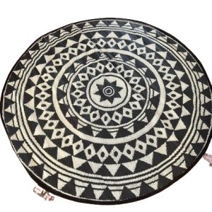 Tappeto per esterno(D180 cm) nero