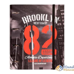 RACCOGLITORE A 4 ANELLI COLORE NEW YORK