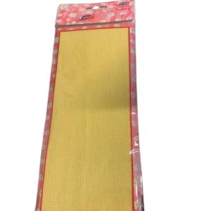 Fascia per capelli gialla - (pack da 3)