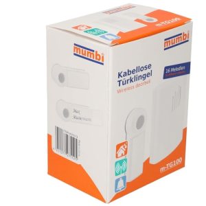 Campanello wireless a batteria con ricevitore portatile