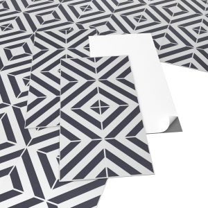 Pavimenti in PVC - Piastrelle adesive - Effetto piastrelle geometriche