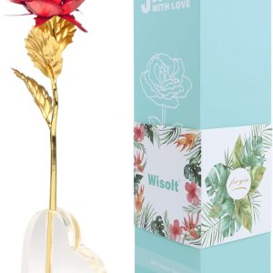 Wisolt Oro Rosa 24 carati, Nuovo Stelo Lungo con Stelo Lungo in Oro Rosa (U0e)