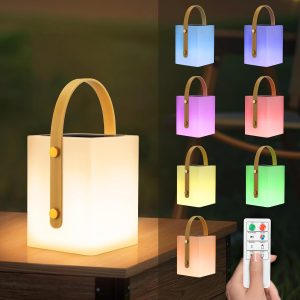 Lampada da tavolo senza fili, per esterni e interni, con telecomando