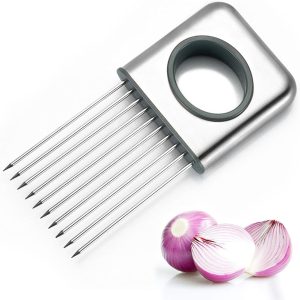 Forchetta in Acciaio inossidabile per taglio Verdura, Frutta e carne (13 * 6,2 * 1,6 cm) (pack da 2)