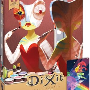 Libellud Asmodee Dixit Puzzle, Chameleon Night, Puzzle da 1000 Pezzi, 48x68 cm, Edizione in Italiano