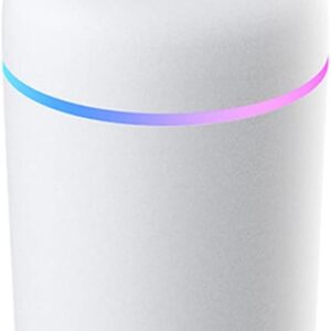 Umidificatore portatile da 300 ml per auto, diffusore di olio aromatico, USB, nebulizzatore con luce notturna colorata, per casa e auto (ROSA)