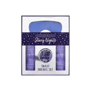 SET DA BAGNO con confezione regalo: The Indulgent Bathing Co. Starry Nights Sweet Dreams Set (PACK DA 5 PEZZI)