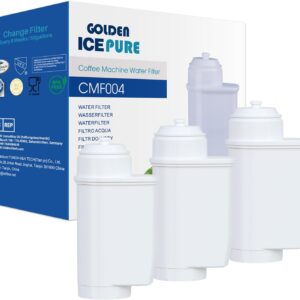 Filtro acqua GOLDEN ICEPURE per macchina da caffè certificato NSF, 3 pezzi (PACK DA 2)