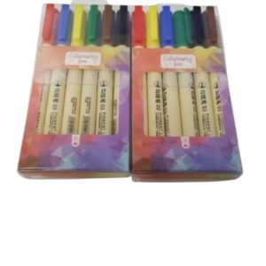 6 PENNARELLI CON PUNTA FINE MULTICOLORE (ROSSO, GIALLO, BLU, VERDE, NERO E MARRONE) PACK DA 2 PZ