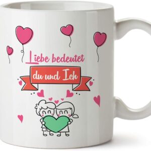 TAZZA MUGGFINS " Liebe bedeutet du und Ich"