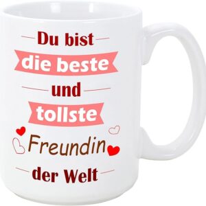 TAZZA MUGGFINS "Du Bist Die Beste und tollste Freundin der Welt"