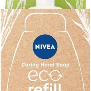 Nivea Caring Hand Soap Eco Refill Starter Kit - Lemongrass Scent (PACK DA 4 PZ)