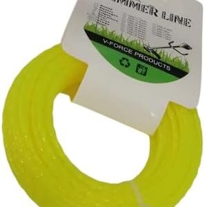 Filo Decespugliatore Universale – Alta Resistenza all’Abrasione, Taglio Efficiente, Lunga Durata – Compatibile con Testine Standard - Rinforzato - più Resistente - 2,4 mm x 15 m - fune a torsione