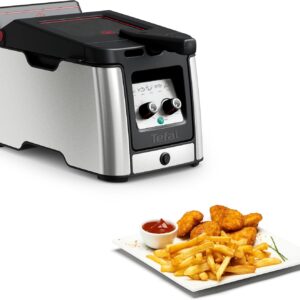 Tefal FR600D Clear Duo, friggitrice con meno fumo e odori, capacità 1,2 kg