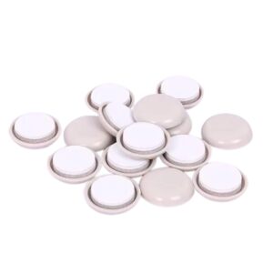 20 Cursori Per Mobili, Cursori In Plastica Per Gambe Di Mobili (PACK DA 3 PZ)