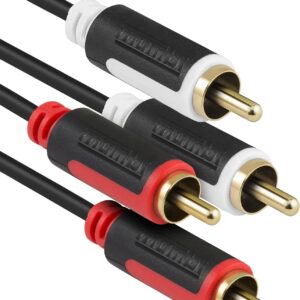 mumbi 14041 - Cavo di collegamento Stereo Audio Cinch, 2.00m, nero