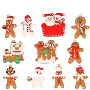 Decorazioni Natalizie Omino di Pan di Zenzero – Set da 11