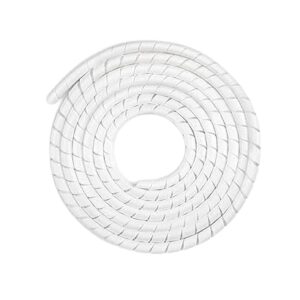 Raccogli Cavi a Spirale–Bianco–Con Accessori Inclusi