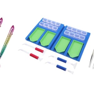 Kit Completo di Accessori per Diamond Painting – Tutto l’Essenziale per le Tue Creazioni Brillanti!
