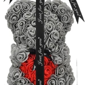Orsacchiotto di Rose Elegante – Regalo Romantico in Confezione Premium