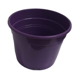 Set da 3 Pezzi Vasi Viola per Trapianto Piante Da 2 Litri