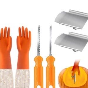 Set Attrezzi per Intaglio Zucche – Sicuro per Bambini, Perfetto per Halloween! - 2 Confezioni