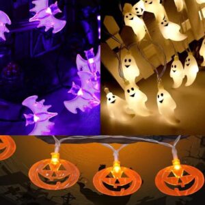 Catene Luminose Halloween – Set 3 Decorazioni – A Batteria