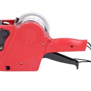 Pistola Prezzatrice Manuale Rossa a 8 Cifre – Etichettatrice per Prezzi con Etichette 21x12 mm