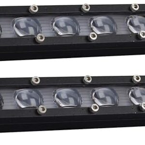 Coppia di barre luminose a LED da 8 pollici, 60 W, 6000 LM, COB, barra antinebbia a LED, lampadina da lavoro, barra LED 4x4, faro fuoristrada, proiettore a LED per moto, SUV, garage, giardino, IP65