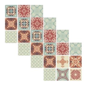 Set di Mattonelle Adesive Vintage – 50 Pezzi Totali