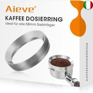 Anello dosatore per caffè in alluminio, 58 mm