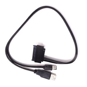 Cavo Adattatore eSATA + USB a SATA 22 Pin | Convertitore per Hard Disk Esterni 2.5"/3.5" – Trasferimento Dati Veloce e Plug & Play